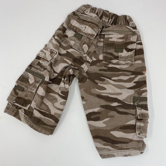 Gap Infant Beige Camo Denim Pants 6-12 Months - Picture 3 of 5